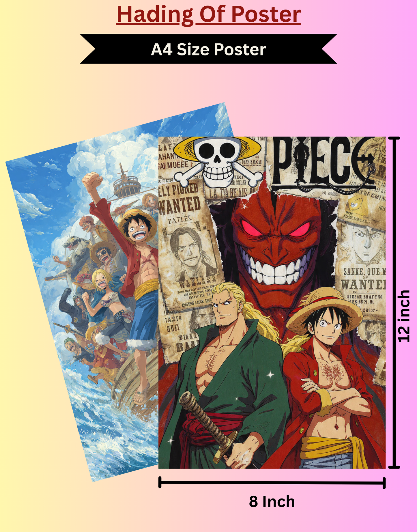 Ultimate Anime Fusion – 10 Iconic Anime Poster Pack | Power, Action & Style Wall Art for True Otaku Fans