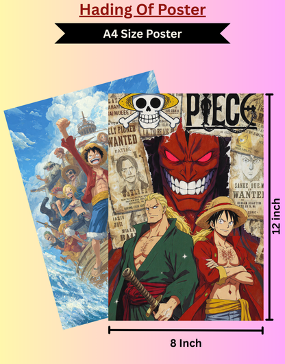 Ultimate Anime Fusion – 10 Iconic Anime Poster Pack | Power, Action & Style Wall Art for True Otaku Fans