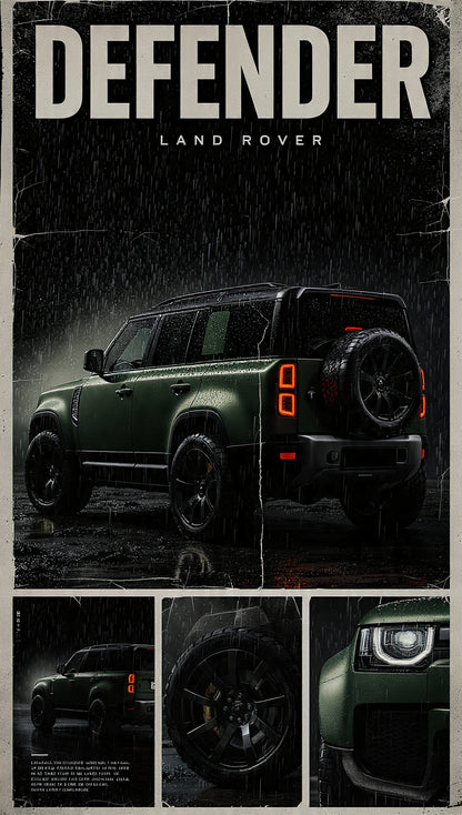 Elite Machines: Luxury & Performance Car Poster Set